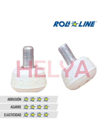 Frenos Blancos Roll-Line: Agarre y Elasticidad para Patinadores Avanzados