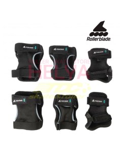 PROTECCIONES ROLLERBLADE SKATE GEAR JUNIOR 3 PACK W 2