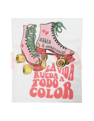 Camiseta "La Vida Sobre Ruedas"  Algodón Orgánico, Edición Limitada