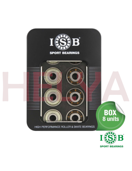 CAJA DE RODAMIENTOS ISB ABEC3 - 8 Unidades
