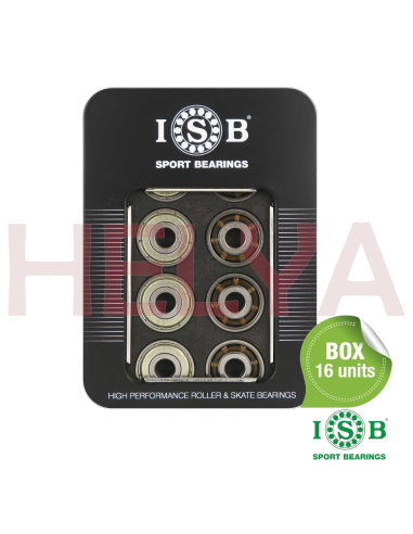 CAJA DE RODAMIENTOS ISB ABEC3 - 16 Unidades