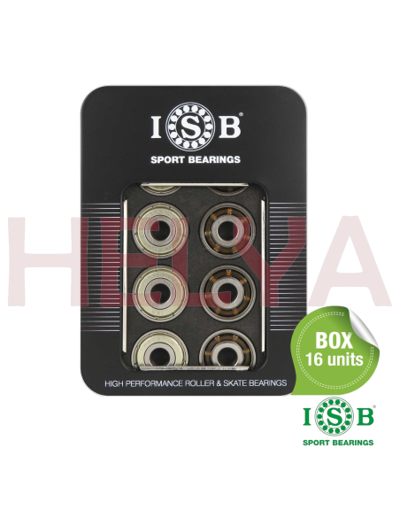 CAJA DE RODAMIENTOS ISB ABEC3 - 16 Unidades