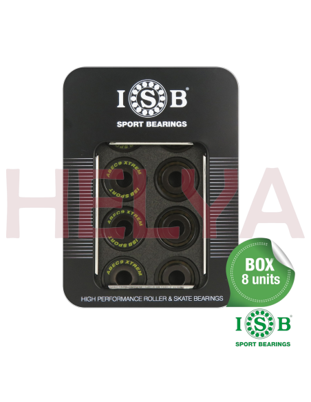 CAJA DE RODAMIENTOS ISB ABEC9 Xtren - 8 Unidades