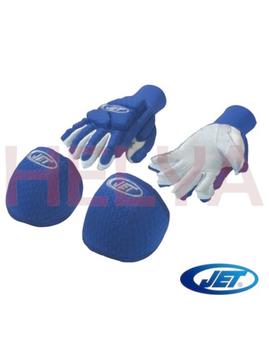 Pack JET de guantes y rodilleras económico Reflex