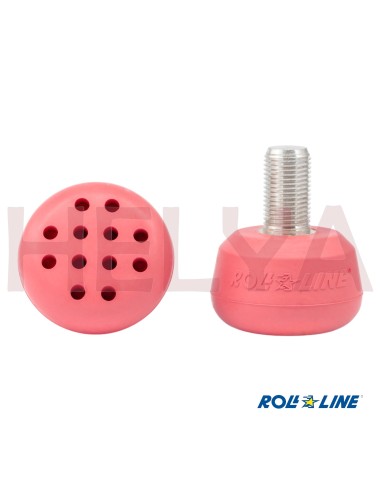 Freno Rosa Roll-Line: Ideal para Patinadores Principiantes en Superficies Exteriores