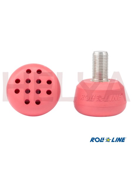 Freno Rosa Roll-Line: Ideal para Patinadores Principiantes en Superficies Exteriores