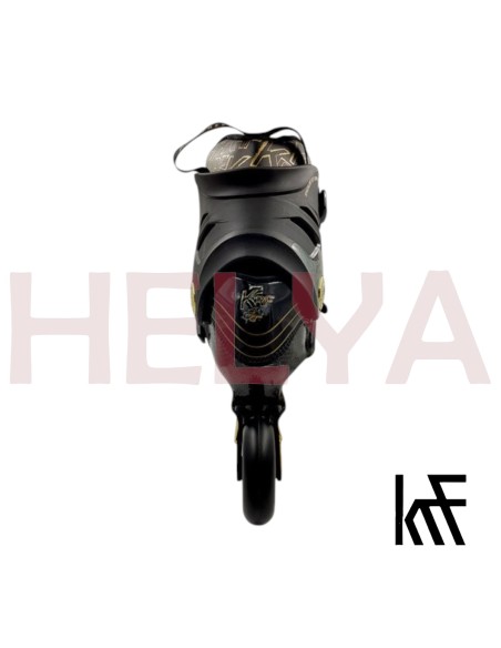 KRF ANGEL HIGH Freeskate Carbono ABEC 9 Negro Oro