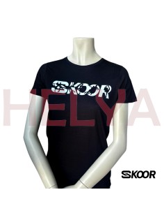 Camiseta SKOOR Mujer Algodón Entallada Diseño Exclusivo