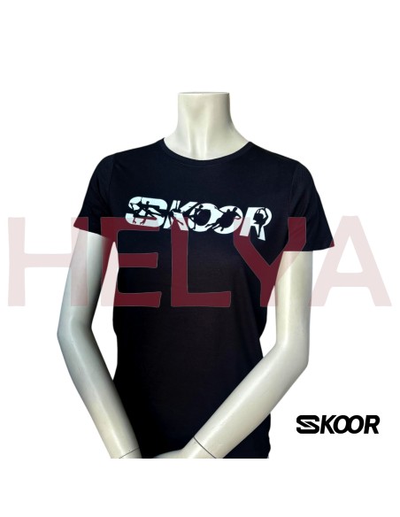Camiseta SKOOR Mujer Algodón Entallada Diseño Exclusivo