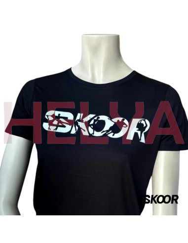 Camiseta SKOOR Mujer Algodón Entallada Diseño Exclusivo