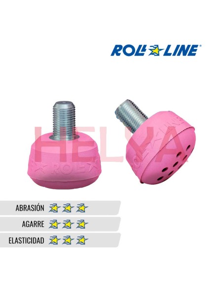 Freno Rosa Roll-Line: Ideal para Patinadores Principiantes en Superficies Exteriores