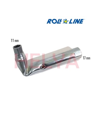Llave de Acero de Doble Métrica Roll-Line: Precisión para Ruedas y Suspensiones