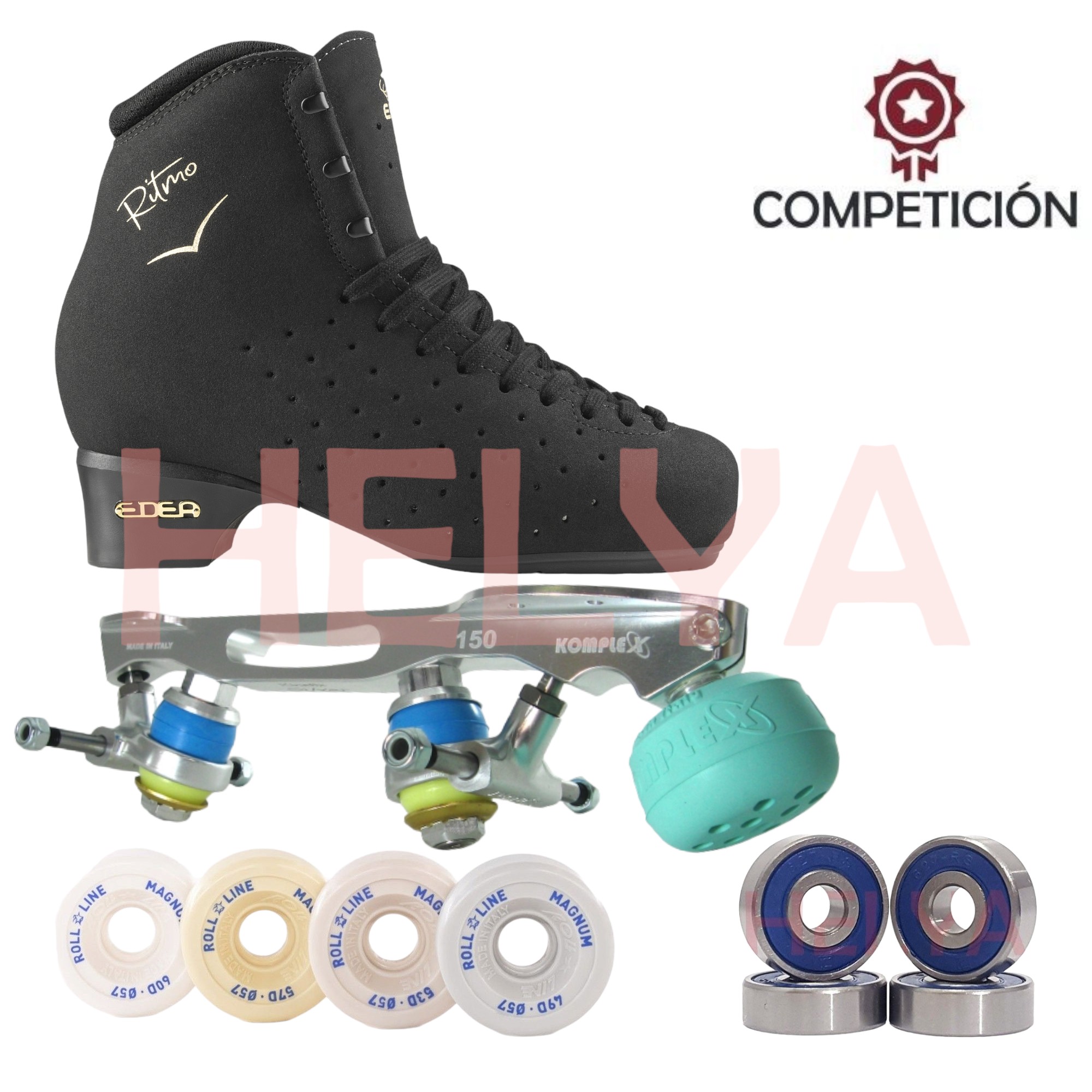 EDEA RITMO + KOMPLEX SILVER 016 + MAGNUM + ABEC 7 - Helya - Roller Skate  Store. TDC.